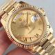 Copy Rolex Day-Date II 40mm ALL Gold Roman Markers Gold Dial Watch (4)_th.jpg